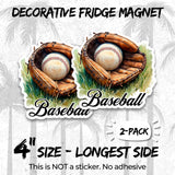 Baseball Magnet 2-Pack — 4