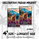 Washington State Magnet 2-Pack — 4