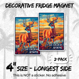 Nebraska State Magnet 2-Pack — 4
