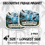 Glacier Bay National Park Alaska Magnet 2-Pack — 4