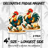 Rooster Magnet 2-Pack — 4