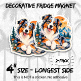 Australian Shepherd Magnet 2-Pack — 4