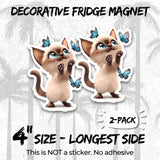 Siamese Cat Magnet 2-Pack — 4