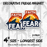 Faith Over Fear Magnet 2-Pack — 4