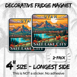 Salt Lake City Utah Magnet 2-Pack — 4