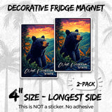 West Virginia State Magnet 2-Pack — 4