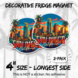 San Diego California Magnet 2-Pack — 4