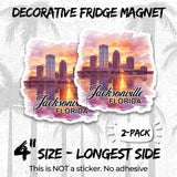 Jacksonville Florida Magnet 2-Pack — 4