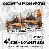 Birmingham Alabama Magnet 2-Pack — 4