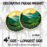Ecuador Magnet 2-Pack — 4