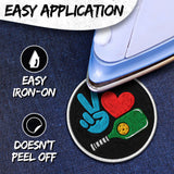 Peace Love Pickleball Patch — 3