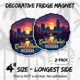 Grand Rapids Michigan Magnet 2-Pack — 4