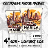 Manila Philippines Magnet 2-Pack — 4
