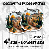 Jerusalem Israel Magnet 2-Pack — 4