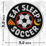Eat Sleep Soccer Patch — 3