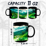 Philippines Coffee Mug 11oz — Black Ceramic Tropical Islands Culture Mug 2
