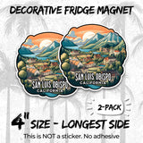 San Luis Obispo California Magnet 2-Pack — 4