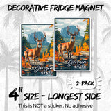 Georgia State Magnet 2-Pack — 4