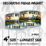 Fort Worth Texas Magnet 2-Pack — 4