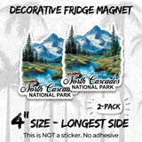 North Cascades National Park Magnet 2-Pack — 4