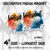 Volleyball Magnet 2-Pack — 4