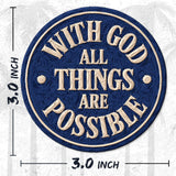 With God All Things Are Possible Patch — 3