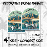 Montreal Quebec Canada Magnet 2-Pack — 4