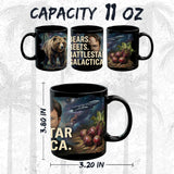 Bears Beets Battlestar Galactica Mug 11oz — Black Ceramic Sitcom Quote 2