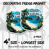 Saint Lucia Magnet 2-Pack — 4