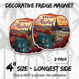 Madrid Spain Magnet 2-Pack — 4