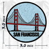 San Francisco Golden Gate Bridge California Patch — 3