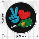 Peace Love Pickleball Patch — 3