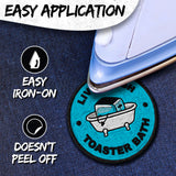 Live Laugh Toaster Bath Patch — 3