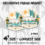 Abu Dhabi United Arab Emirates (UAE) Magnet 2-Pack — 4