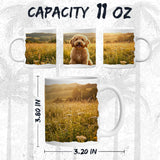 Goldendoodle Coffee Mug 11oz — Ceramic Curly Doodle Mix Gift Mug 2