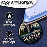 Seattle Skyline Washington Patch — 3