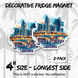 San Diego California Magnet 2-Pack — 4