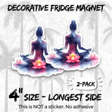 Lotus Yoga Magnet 2-Pack — 4