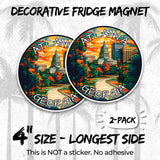 Atlanta Georgia Magnet 2-Pack — 4