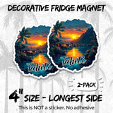 Tahiti French Polynesia Magnet 2-Pack — 4