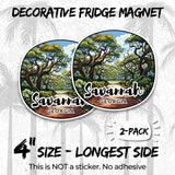 Savannah Georgia Magnet 2-Pack — 4