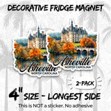 Asheville North Carolina Magnet 2-Pack — 4