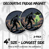 Bigfoot UFO Magnet 2-Pack — 4