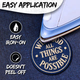 With God All Things Are Possible Patch — 3