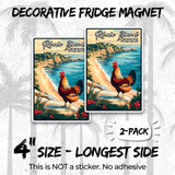 Rhode Island State Magnet 2-Pack — 4