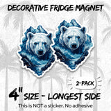 Polar Bear Magnet 2-Pack — 4