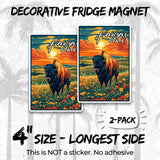 Kansas State Magnet 2-Pack — 4