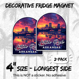 Little Rock Arkansas Magnet 2-Pack — 4