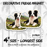 Border Collie Magnet 2-Pack — 4