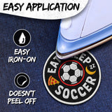 Eat Sleep Soccer Patch — 3